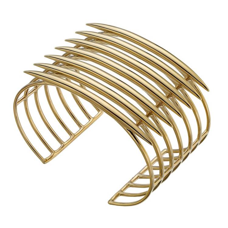 Shaun Leane Quill 18ct Yellow Gold Plated Sterling Silver Cuff Bracelet - Yellow Gold