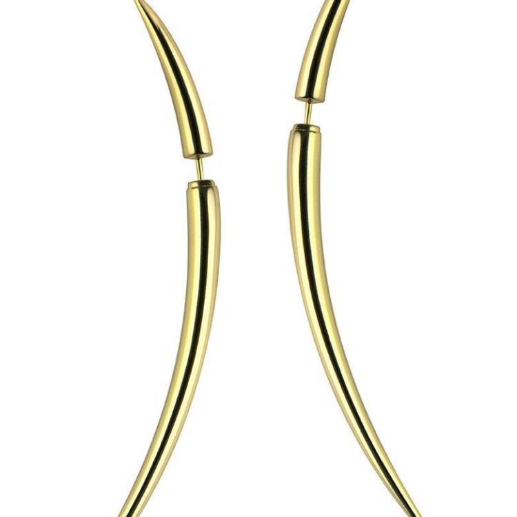 Shaun Leane Quill 18ct Yellow Gold Plated Sterling Silver Large Earrings - Yellow Gold
