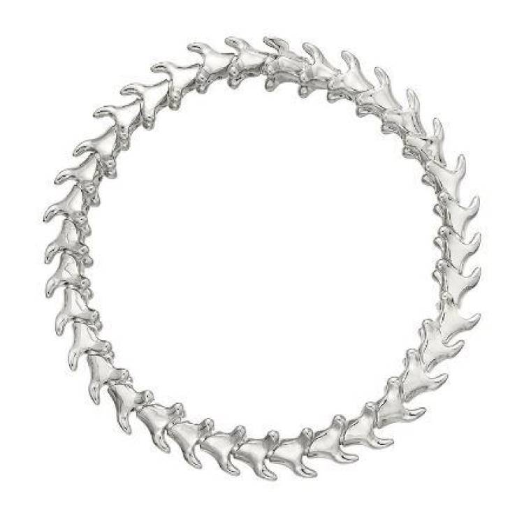 Shaun Leane Serpent Trace Sterling Silver Slim Bracelet - L