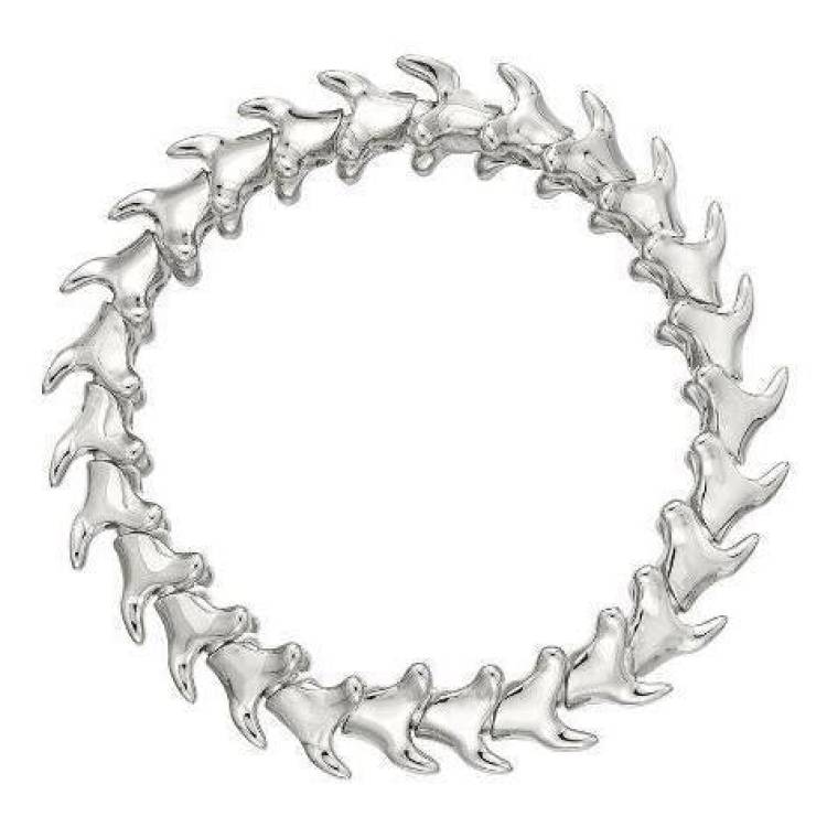 Shaun Leane Serpent Trace Sterling Silver Wide Bracelet - M