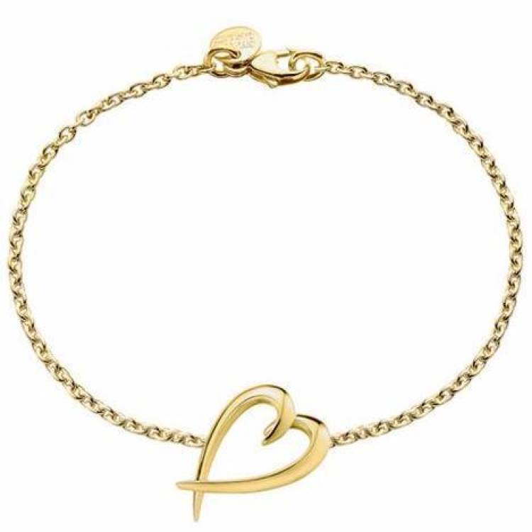 Shaun Leane Signature 18ct Yellow Gold Plated Sterling Silver Heart Bracelet - Yellow Gold