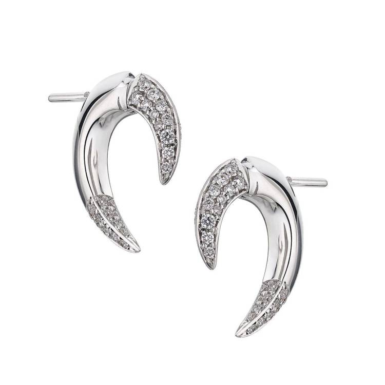 Shaun Leane Talon 18ct White Gold 0.48ct Diamond Earrings - White Gold