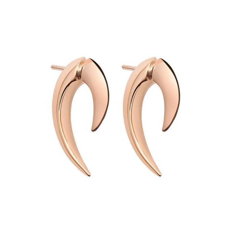 Shaun Leane Talon 18ct Rose Gold Plated Sterling Silver Earrings D - Rose Gold