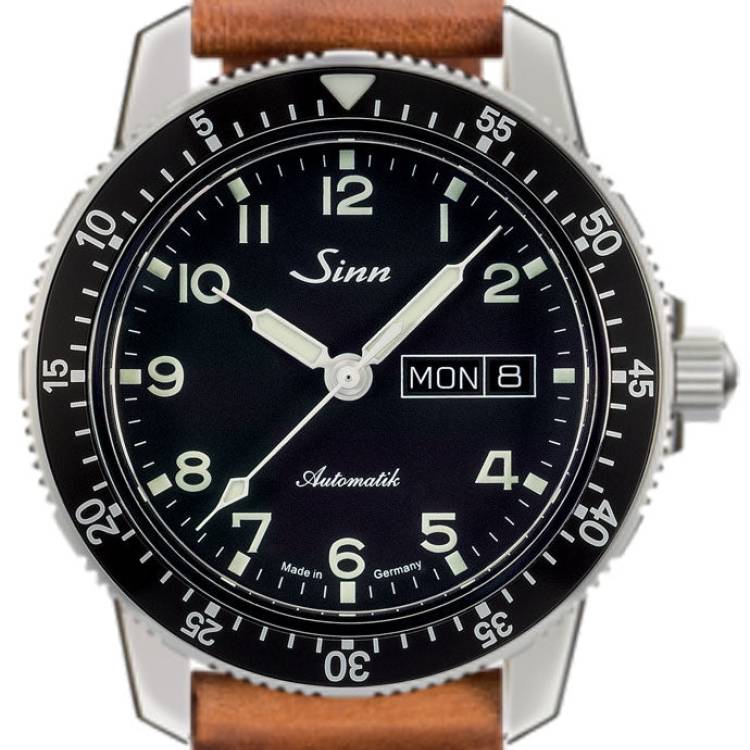 Sinn Watch 104 St Sa A Vintage Cowhide - Black