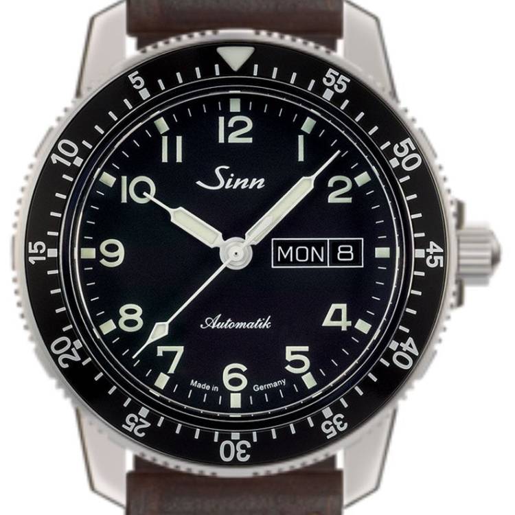 Sinn Watch 104 St Sa A Vintage Leather - Black