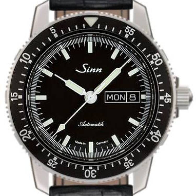 Sinn Watch 104 St Sa I Black Aligator - Black