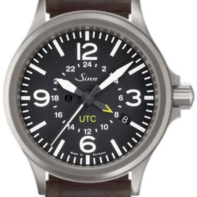 Sinn Watch 856 UTC Vintage Leather - Black