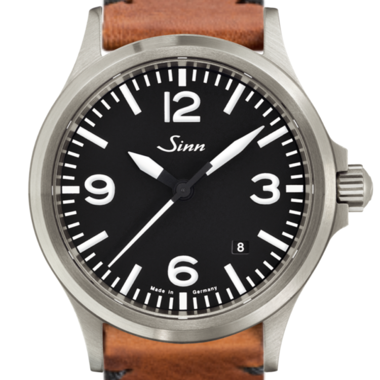 Sinn Watch 556 A Vintage Cowhide Brown - Black