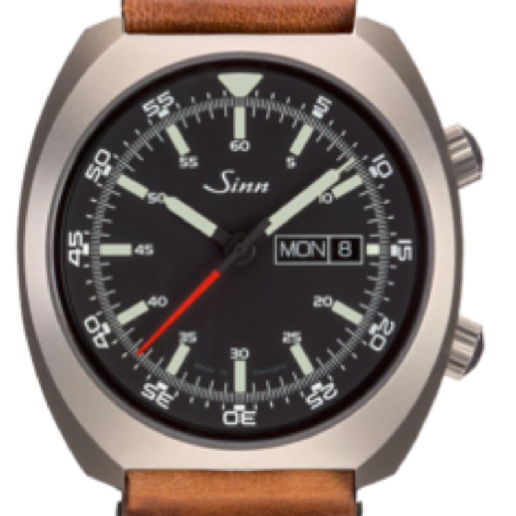Sinn Watch 240 St Vintage Cowhide Brown - Black