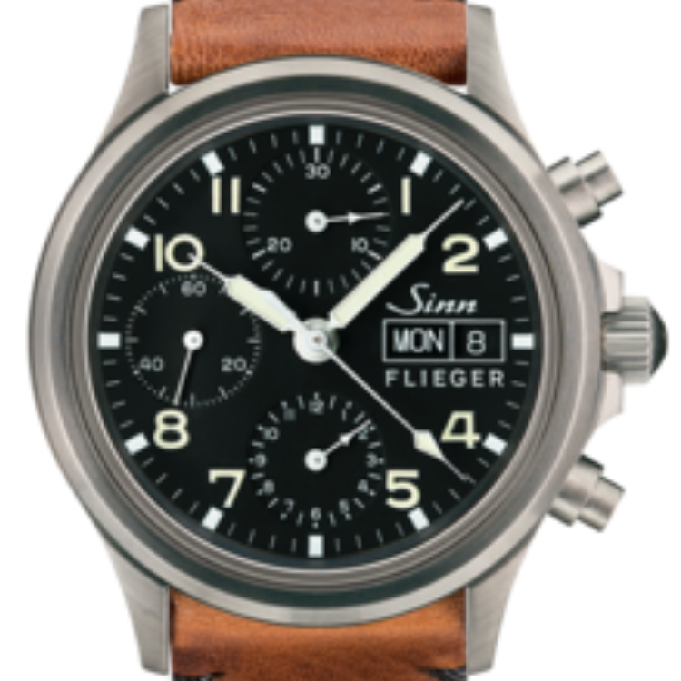 Sinn Watch 356 Sa Pilot Vintage Cowhide Brown - Black