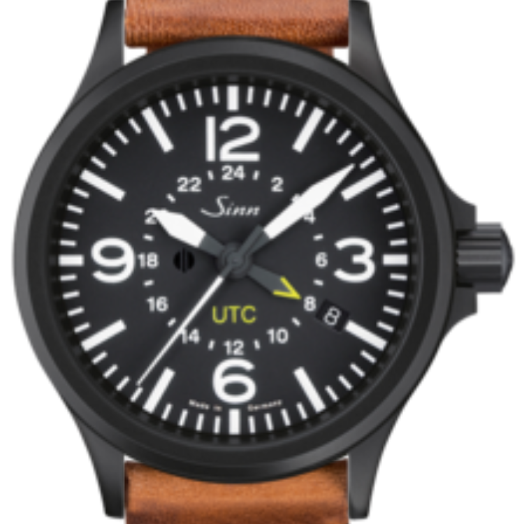 Sinn Watch 856 S UTC Vintage Cowhide Brown - Black
