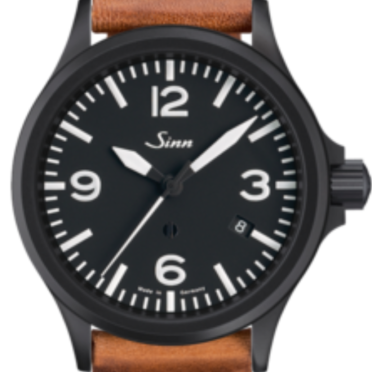 Sinn Watch 856 S Vintage Cowhide Brown - Black