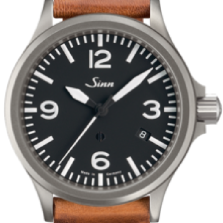 Sinn Watch 856 Vintage Cowhide Brown - Black