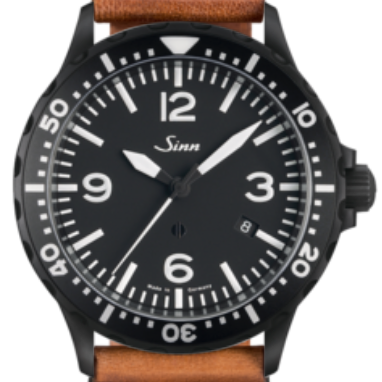 Sinn Watch 857 S Vintage Cowhide Brown - Black