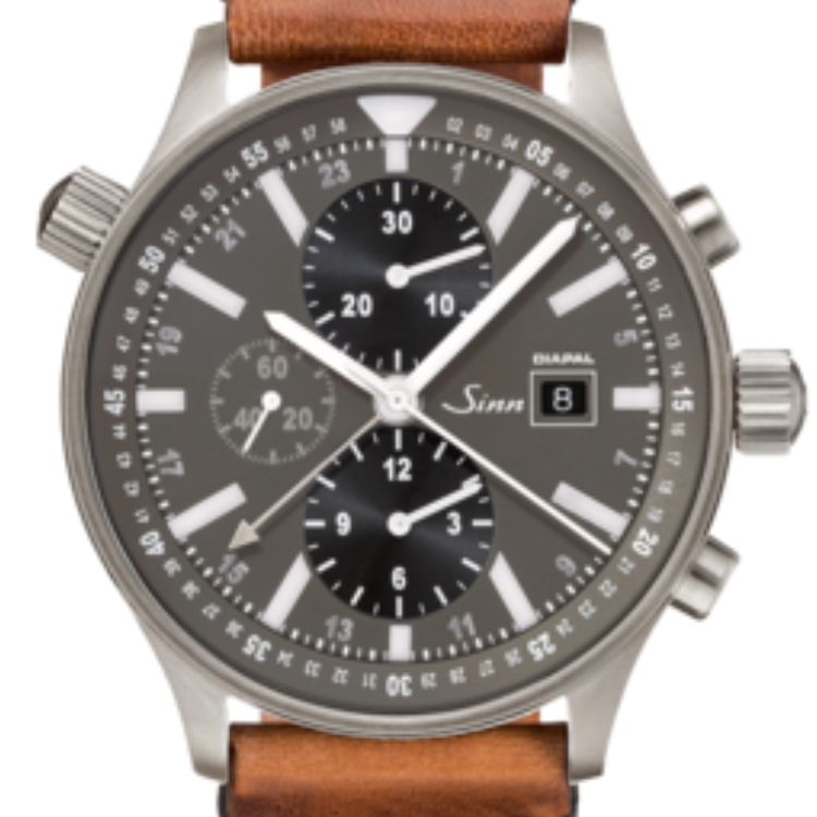 Sinn Watch 900 Diapal Vintage Cowhide Brown - Grey