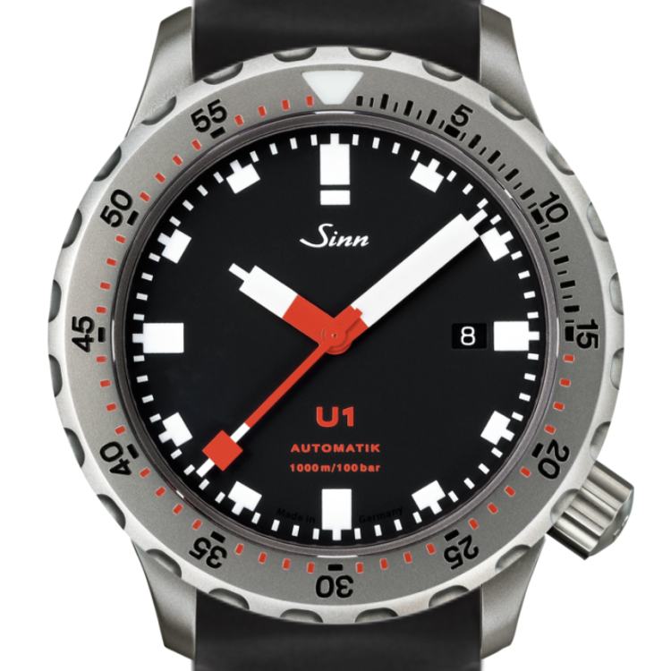 Sinn Watch U1 Rubber - Black
