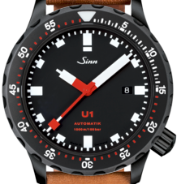 Sinn Watch U1 S Vintage Cowhide Brown - Black