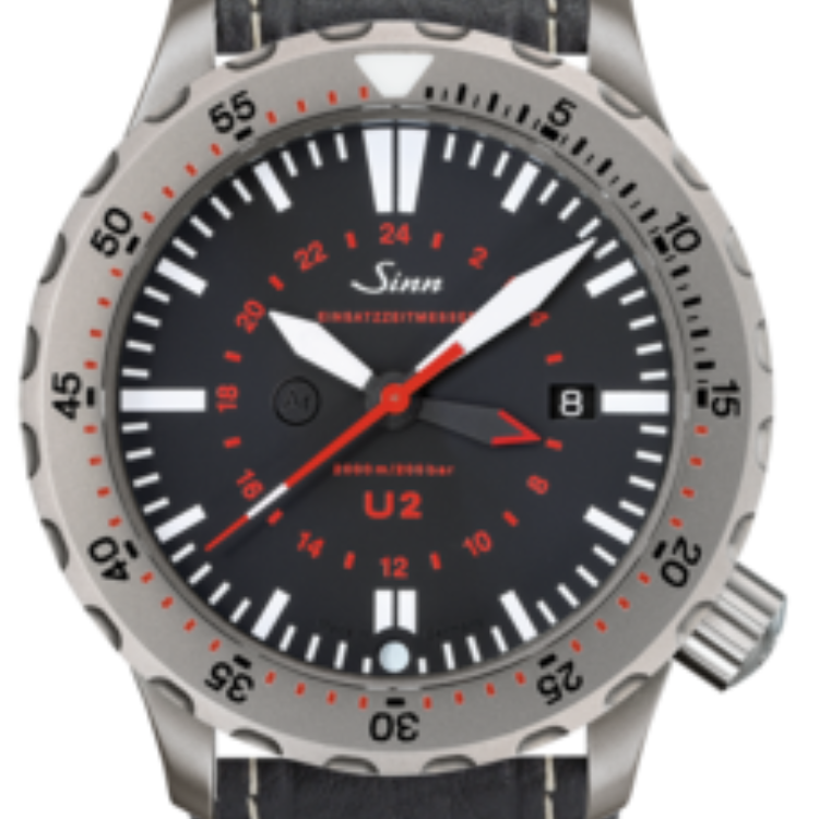 Sinn Watch U2 - EZM 5 Leather - Black