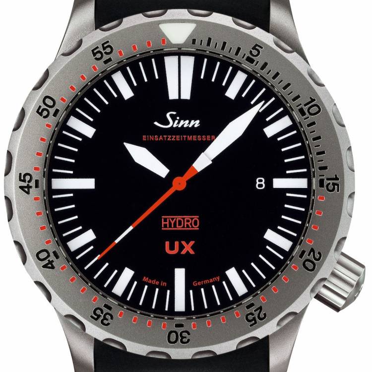 Sinn Watch UX EZM 2B Rubber - Black