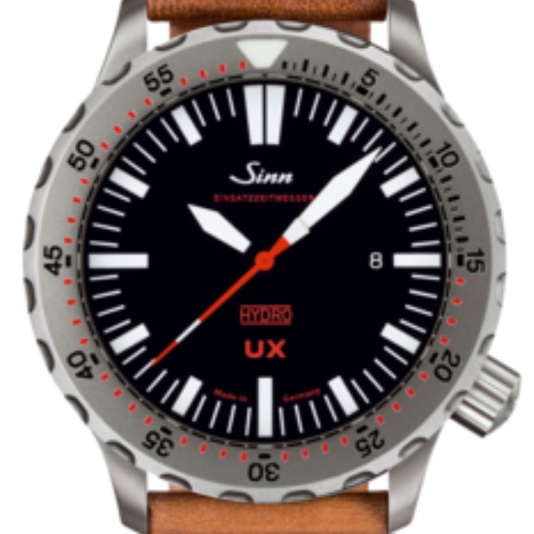 Sinn Watch UX EZM 2B Vintage Cowhide Brown - Black