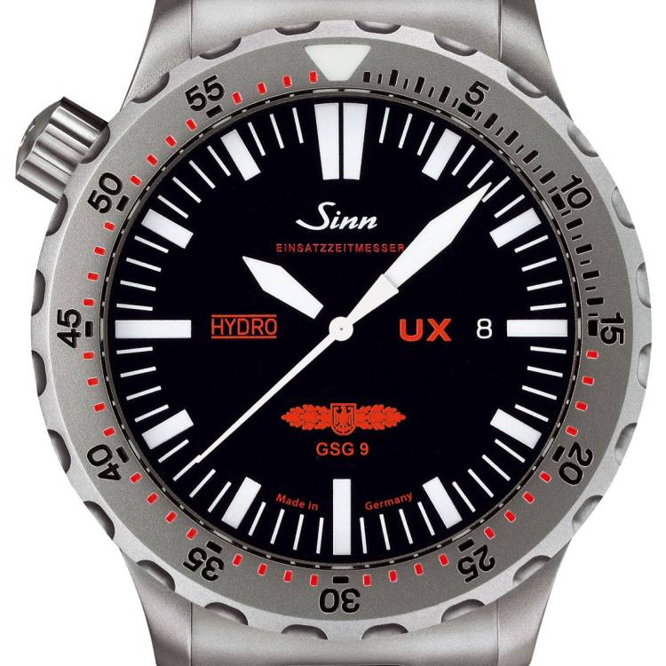 Sinn Watch UX GSG 9 - EZM 2B Bracelet - Black