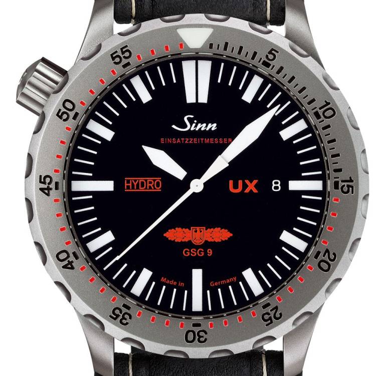 Sinn Watch UX GSG 9 - EZM 2B Leather - Black