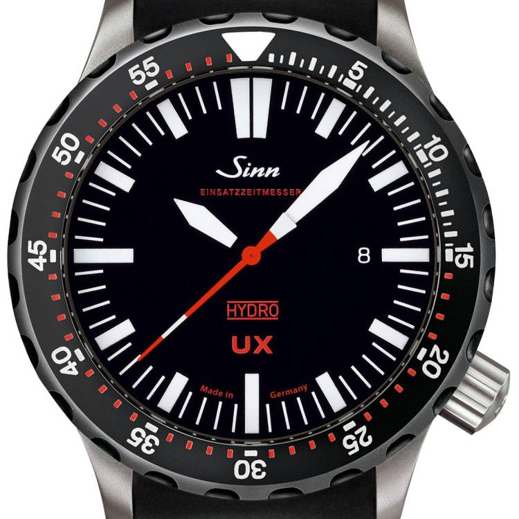 Sinn Watch UX SDR - EZM 2B Rubber - Black