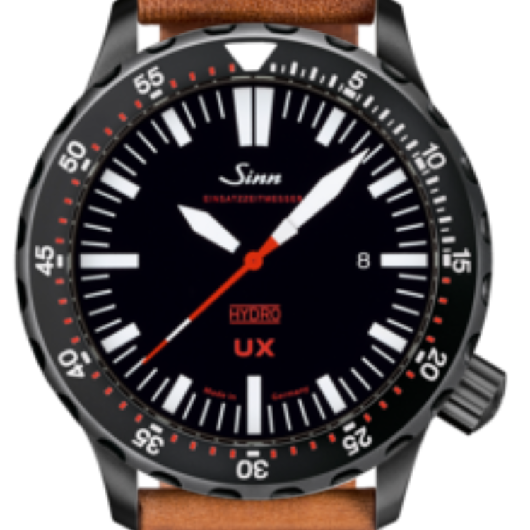 Sinn Watch UX S EZM 2B Vintage Cowhide Brown - Black