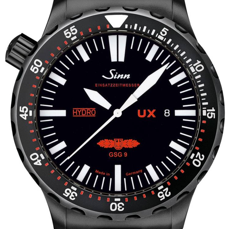 Sinn Watch UX S GSG 9 EZM 2B Bracelet - Black