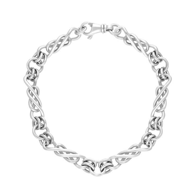 Sterling Silver Celtic Twist Handmade Bracelet