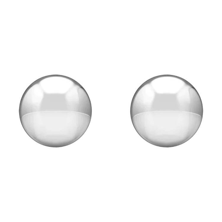 Sterling Silver 8mm Ball Stud Earrings