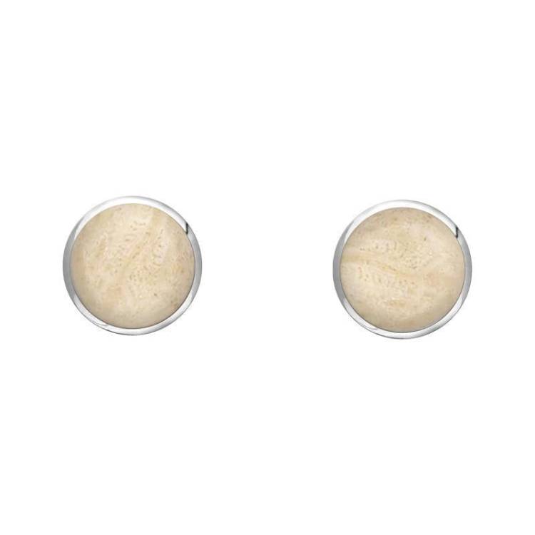 Sterling Silver Coquina 4mm Classic Small Round Stud Earrings
