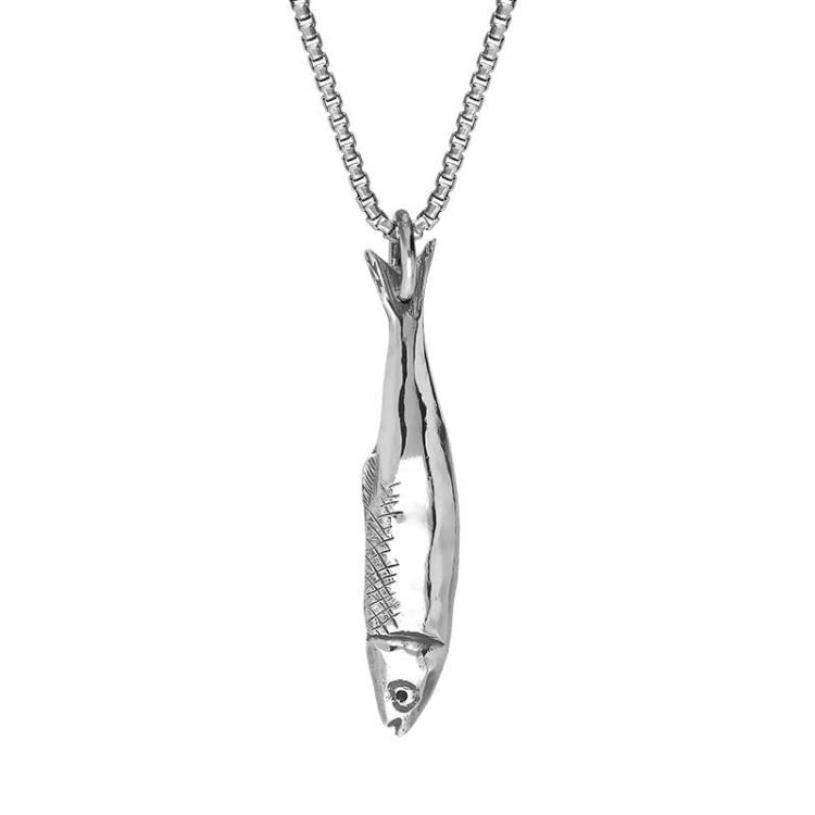 Sterling Silver Emma Stothard Silver Darling Medium Single Pendant