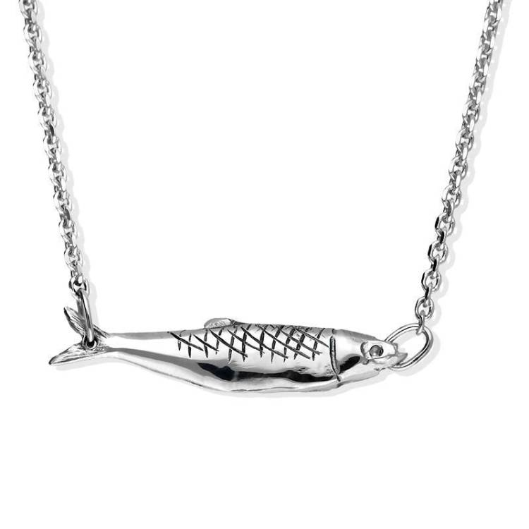 Sterling Silver Emma Stothard Silver Darling Small Chain Necklace