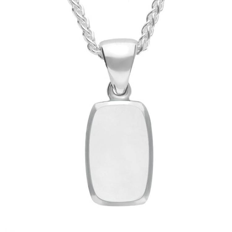 Sterling Silver Bauxite Dinky Barrel Necklace - Silver