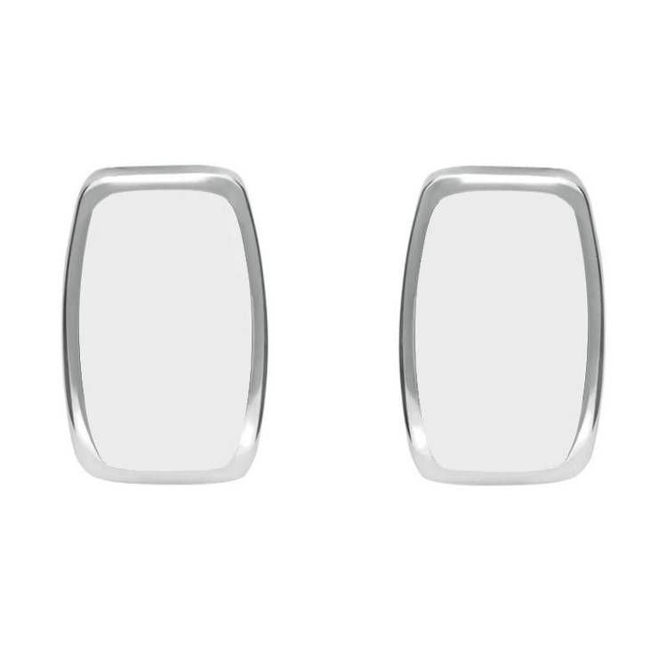 Sterling Silver Bauxite Dinky Barrel Stud Earrings