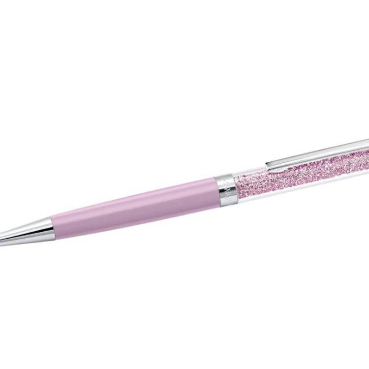 Swarovski Crystalline Ballpoint Pen Purple Chrome Plated Gift