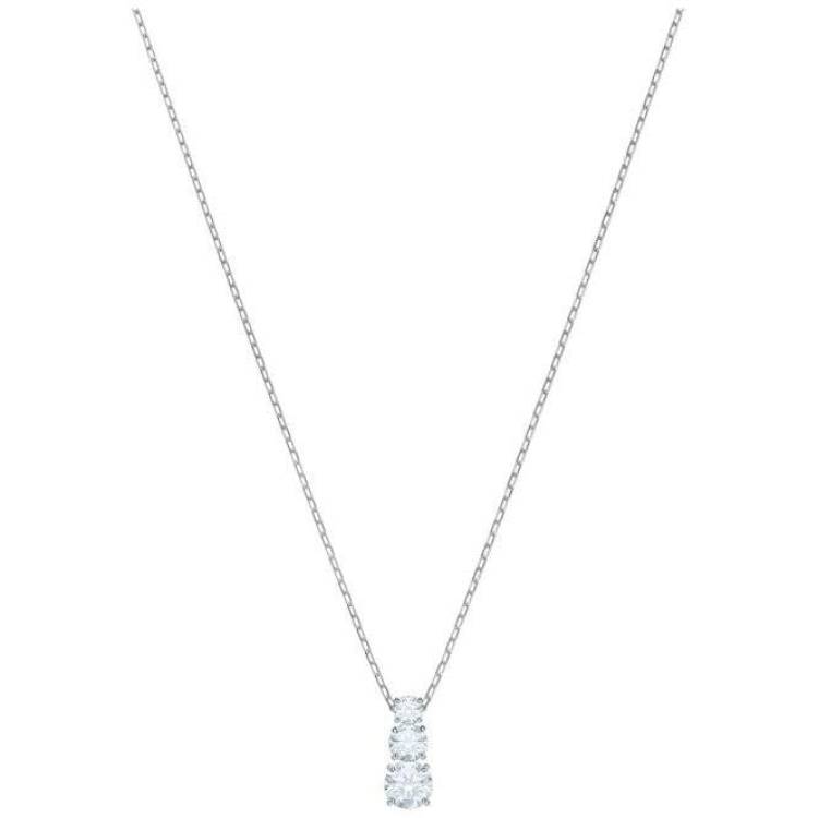 Swarovski Attract Trilogy White Crystal Necklace