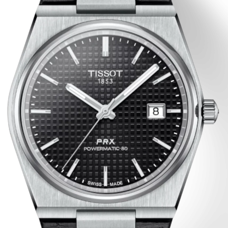 Tissot Watch PRX Powermatic 80 Mens - Black