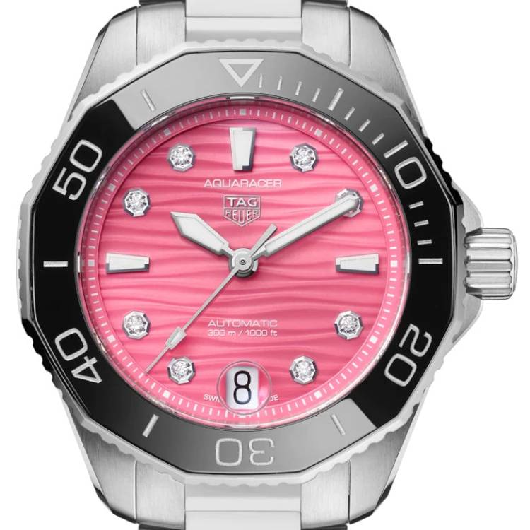 TAG Heuer Watch Aquaracer Professional 300 Date - Pink