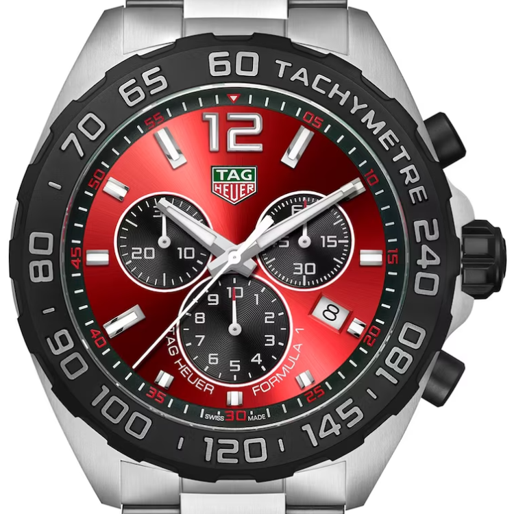 TAG Heuer Watch Formula 1 Chronograph Red Bracelet