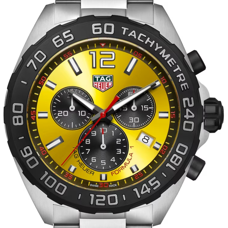 TAG Heuer Watch Formula 1 Chronograph Yellow Bracelet