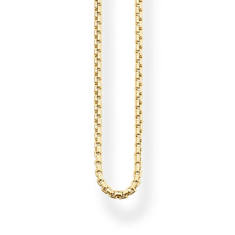 Thomas Sabo Glam And Soul Yellow Gold Venezia Necklace 70cm - Yellow Gold