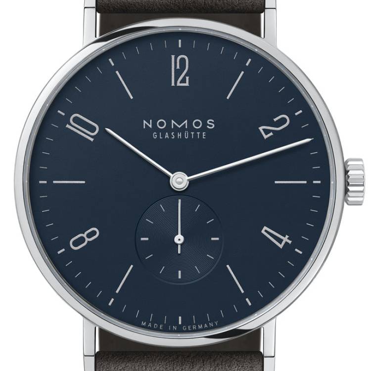 Nomos Glashutte Watch Tangente 38 Midnight Blue Steel Back