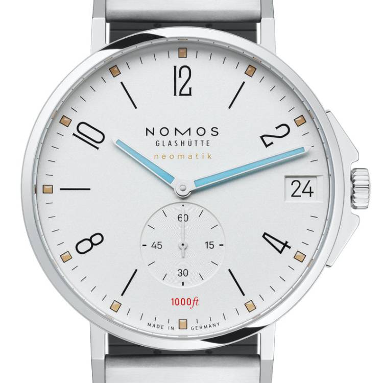 Nomos Glashutte Watch Tangente Sport Neomatik 42 Date Sapphire Crystal - White
