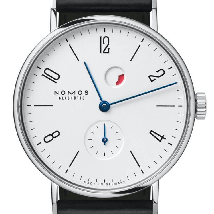 Nomos Glashutte Watch Tangente Gangreserve Sapphire Crystal - White