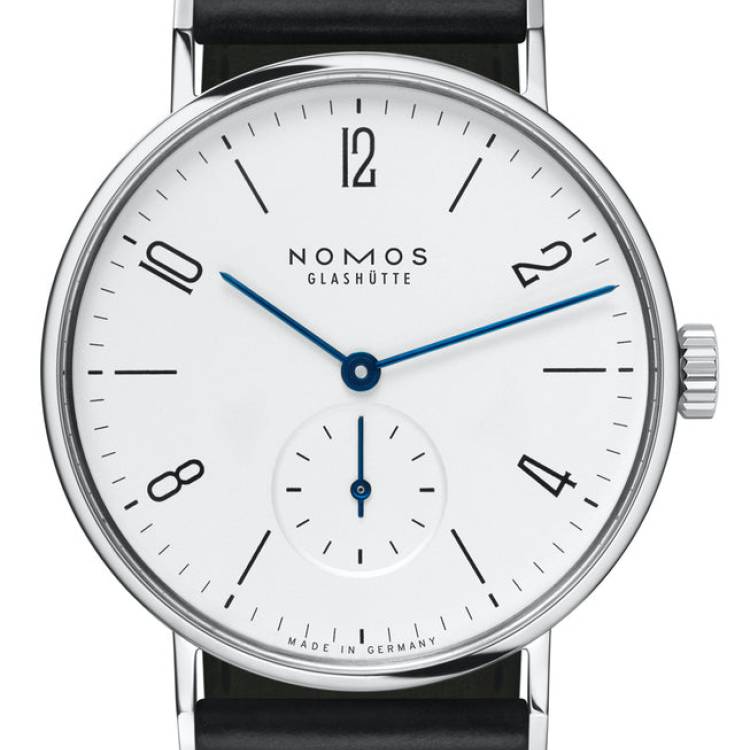 Nomos Glashutte Watch Tangente Steel Back - White