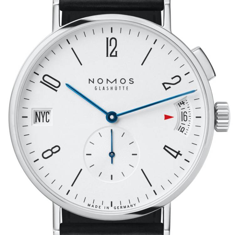 Nomos Glashutte Watch Tangomat GMT Sapphire Crystal - White