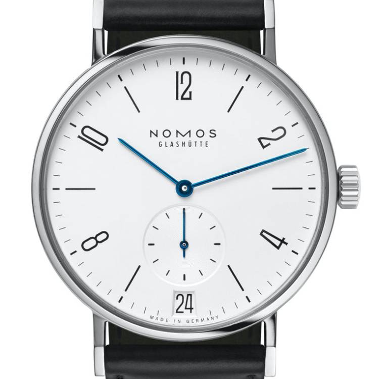 Nomos Glashutte Watch Tangomat Datum Sapphire Crystal - White