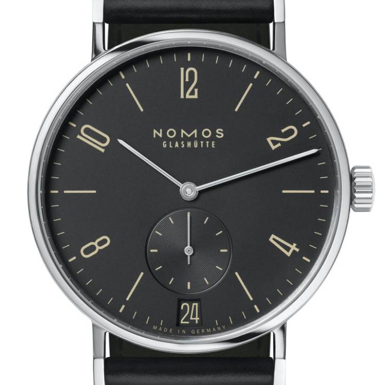 Nomos Glashutte Watch Tangomat Ruthenium Datum Sapphire Crystal - Grey